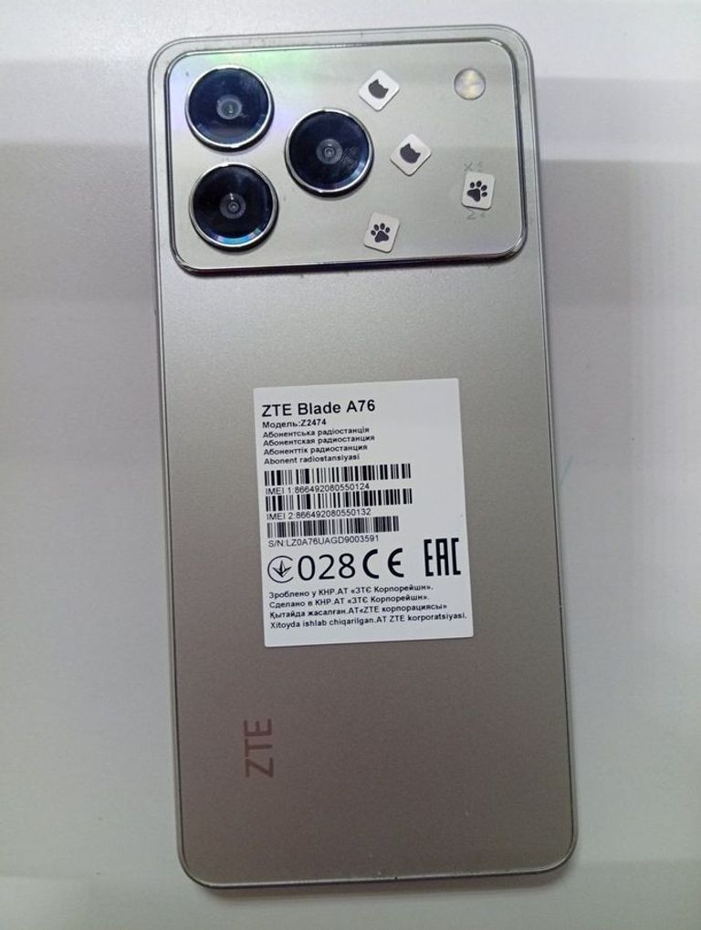 Оголошення Zte Blade A76 4/128GB Gray Б/У