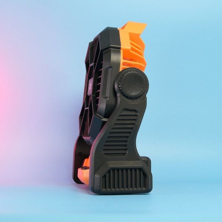 Вентилятор портативний акумуляторний зі світлодіодним ліхтарем GLOGLOW, для кемпінгу, для намету, для пікніка на відкритому пові Код:null. Зображення 6