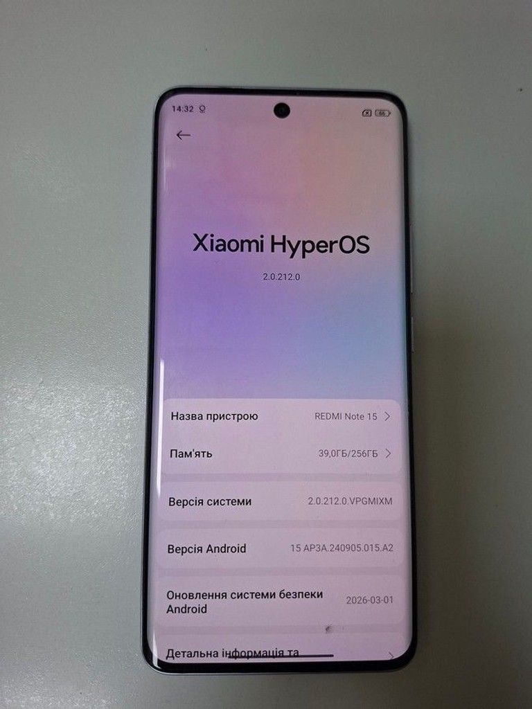 Купити Xiaomi Redmi Note 15 8/256GB Midnight Black Б/У