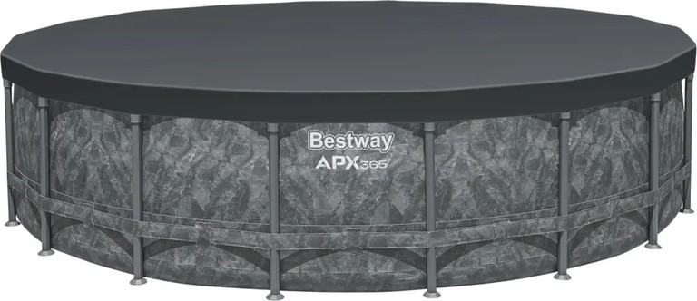 549х132 см на 26 000 л з фільтр-насосом, сходами, тентом Bestway 561KC Код:null. Зображення 5