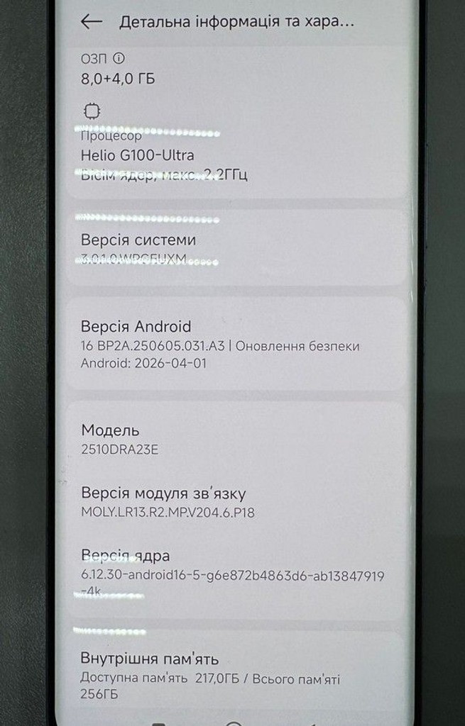 Оголошення Xiaomi Redmi Note 15 5G 8/256GB Midnight Black Б/У