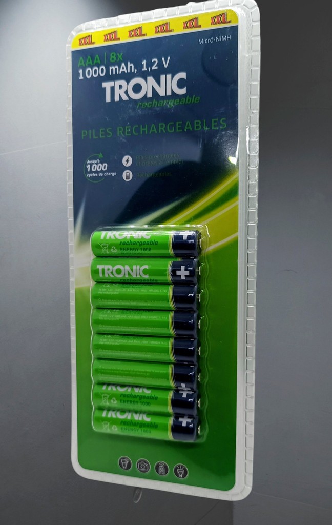 Оголошення Tronic 1000 mAh 1.2V (8 шт.) Б/У