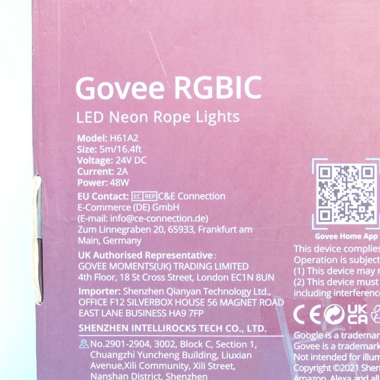 Govee H61A2 Neon LED Strip Light 5 м. Білий. Нова. Код:null. Зображення 10