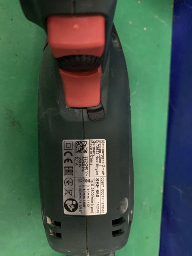 Оголошення Metabo sbe 650 Б/У