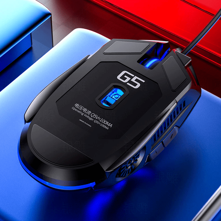 Ігрова провідна мишка e-Sports G5 3200 DPI Рожевий Код:null. Изображение 4