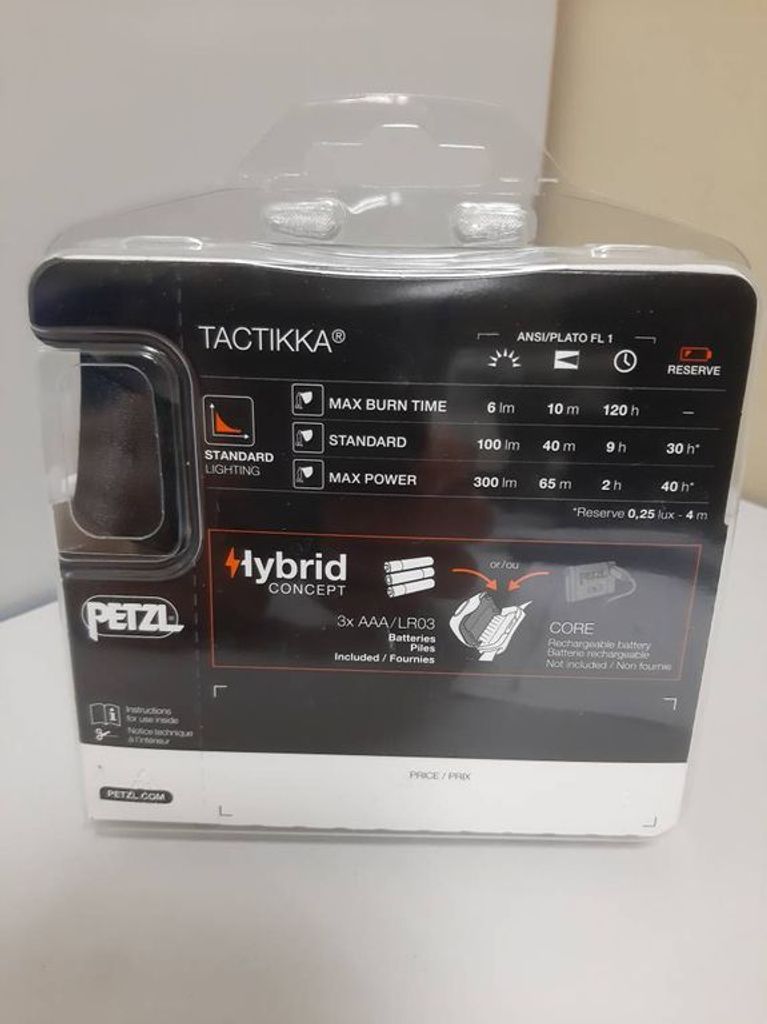 Petzl tactikka black e093ha00