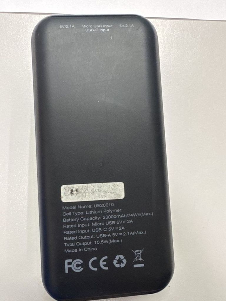 Оголошення Energizer 10000mah qi Б/У