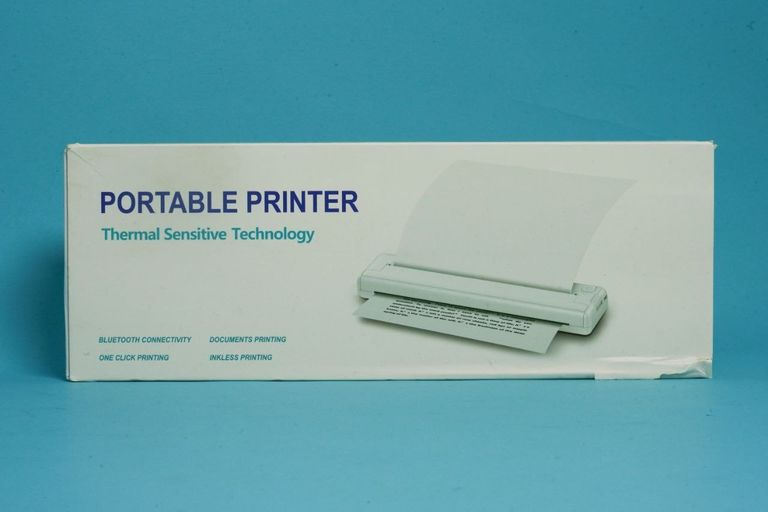 Портативний термопринтер на папері формату A4 Bluetooth-сумісний Portable Thermal Printer Білий. Новий.  Код:null. Изображение 4