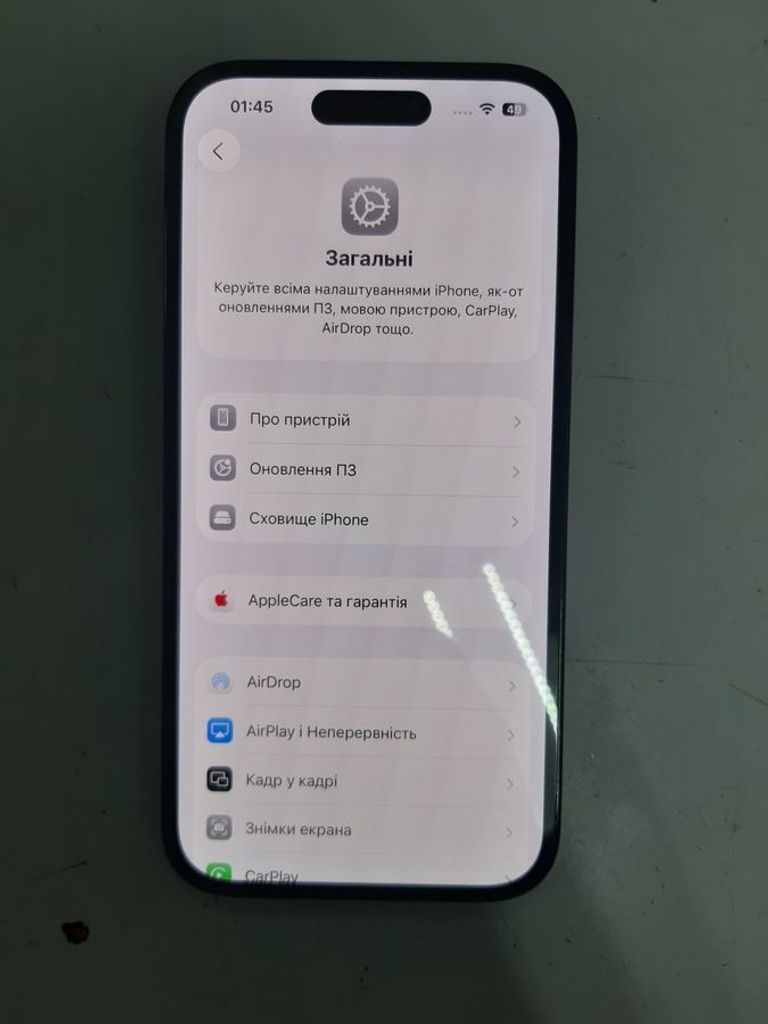 Apple iPhone 14 Pro 128GB Space Black (MPXV3) Код:01-200620763. Зображення 5