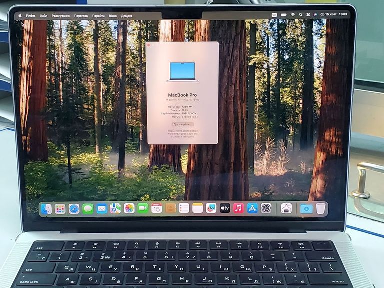 Apple macbook pro 14 a3112 apple m4/ ram 16gb/ssd 512gb/ 10cpu/10gpu Код:01-200759223. Изображение 26