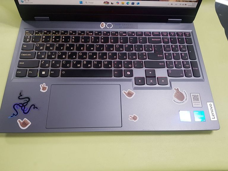 Объявление Lenovo 15/core i5-12450hx ddr5/16gb ddr5/hdd *відсутній/ssd 500 gb/arc a530m 4gb Б/У