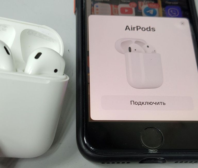 Купить Apple (Копія) airpods 2 gen a1602.a2032+a2031 2019г. Б/У