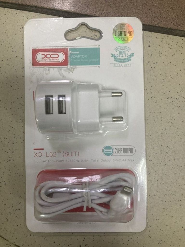 Купити XO L62 White + Apple Lightning (00000013731) Б/У