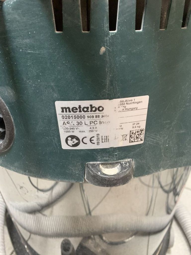 Дешиво Metabo asa 30 l pc с ломбарда