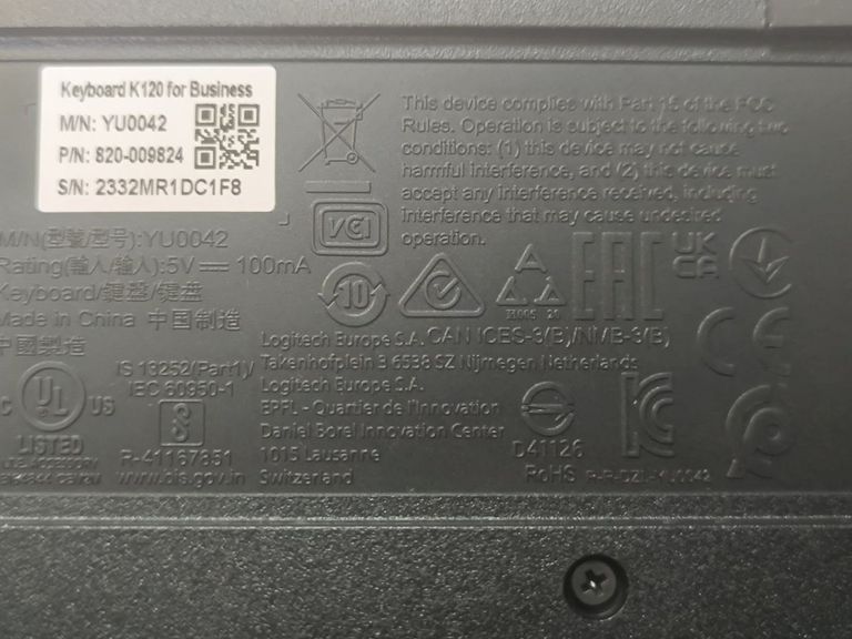 Дешиво Logitech k120 с ломбарда