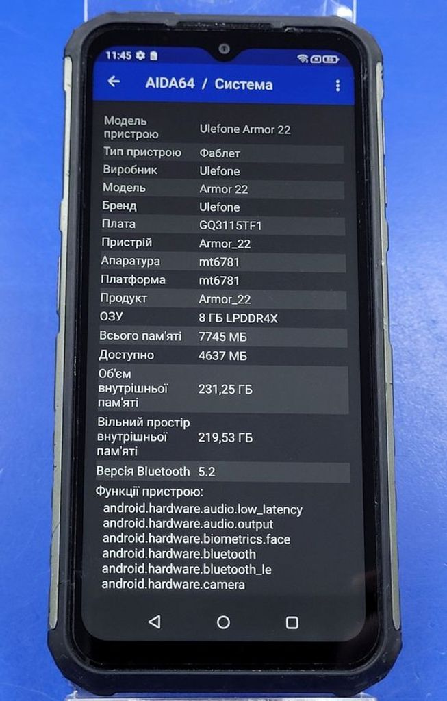 Ulefone Armor 22 8/256GB Black Код:01-200861909. Изображение 9