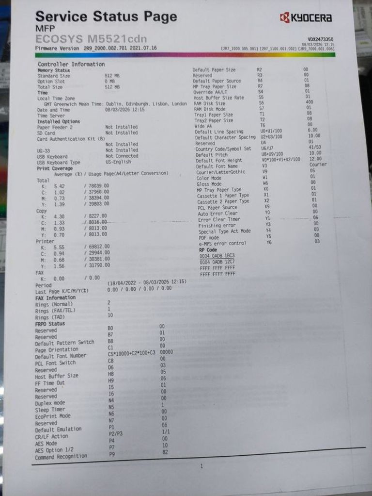 Kyocera ECOSYS M5521cdn (1102RA3NL0) Код:01-200890653. Зображення 7