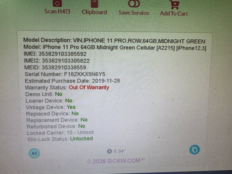 Apple iphone 11 pro 64gb Код:01-200937718. Зображення 6