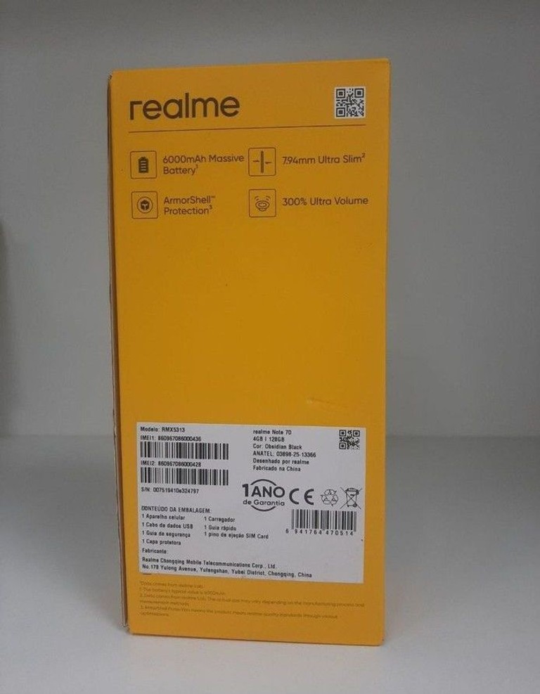 Realme note 70 4/128gb Код:01-200957121. Зображення 6