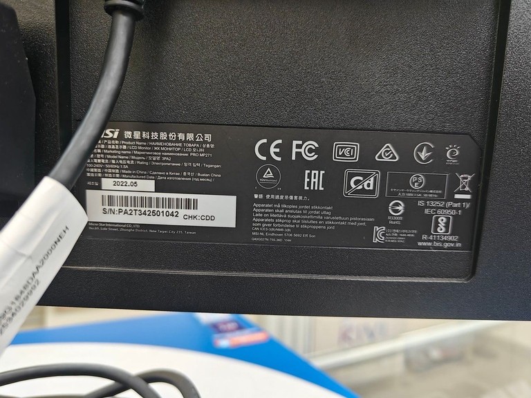 MSI Pro MP271 (9S6-3PA2CT-001, 9S6-3PA2CT-005) Код:01-200958566. Зображення 5