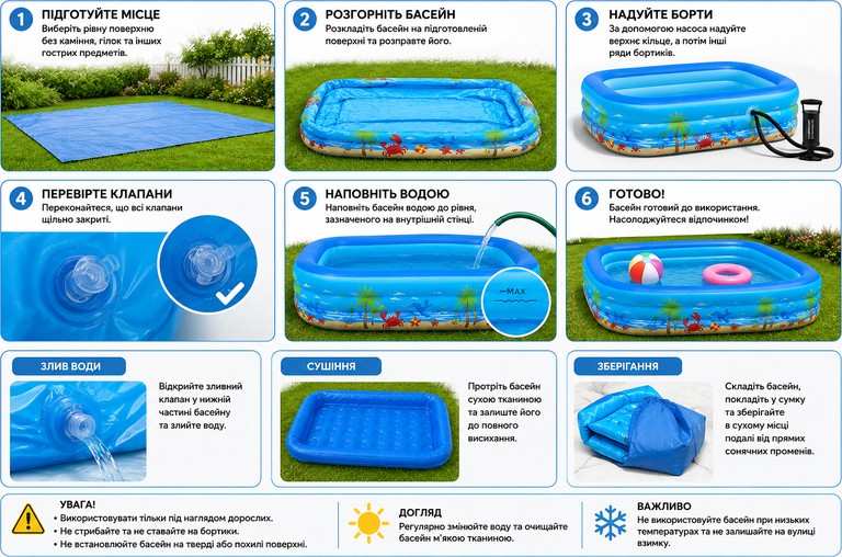 Pool BS-01 130x90x45см Код:null. Зображення 5