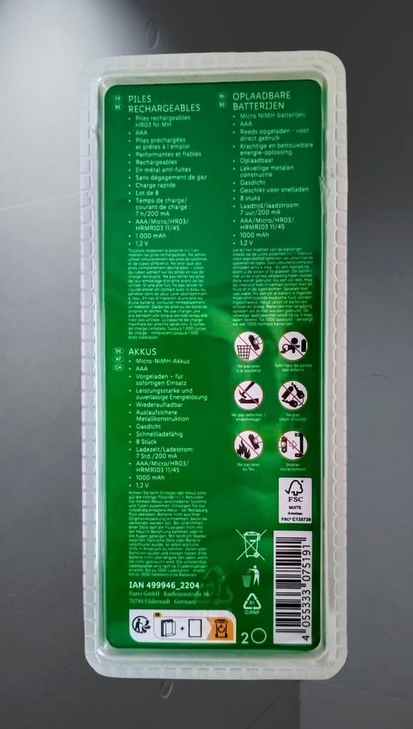 Дешево Tronic 1000 mAh 1.2V (8 шт.) з ломбарду