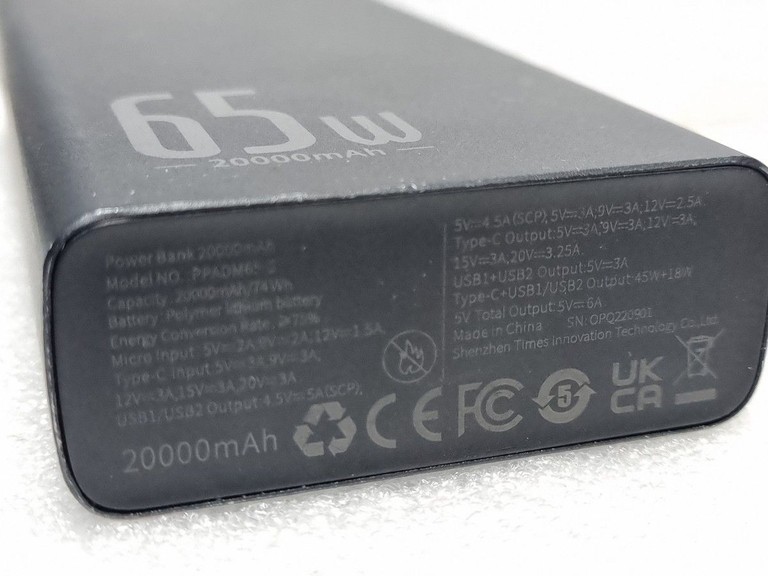 Дешево Baseus adaman metal digital display 20000mah 65w з ломбарду