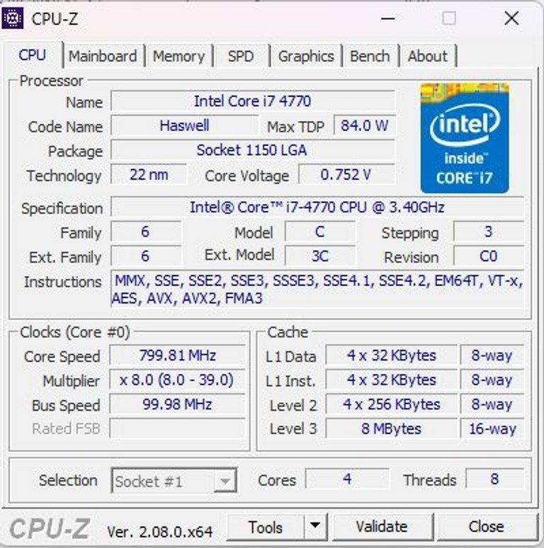 H81I PLUS ASUS i7 4770 GeForce GTX 1650 Код:null. Зображення 7