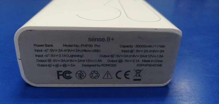 Объявление Romoss sense 8+ 30000mah php30 pro Б/У