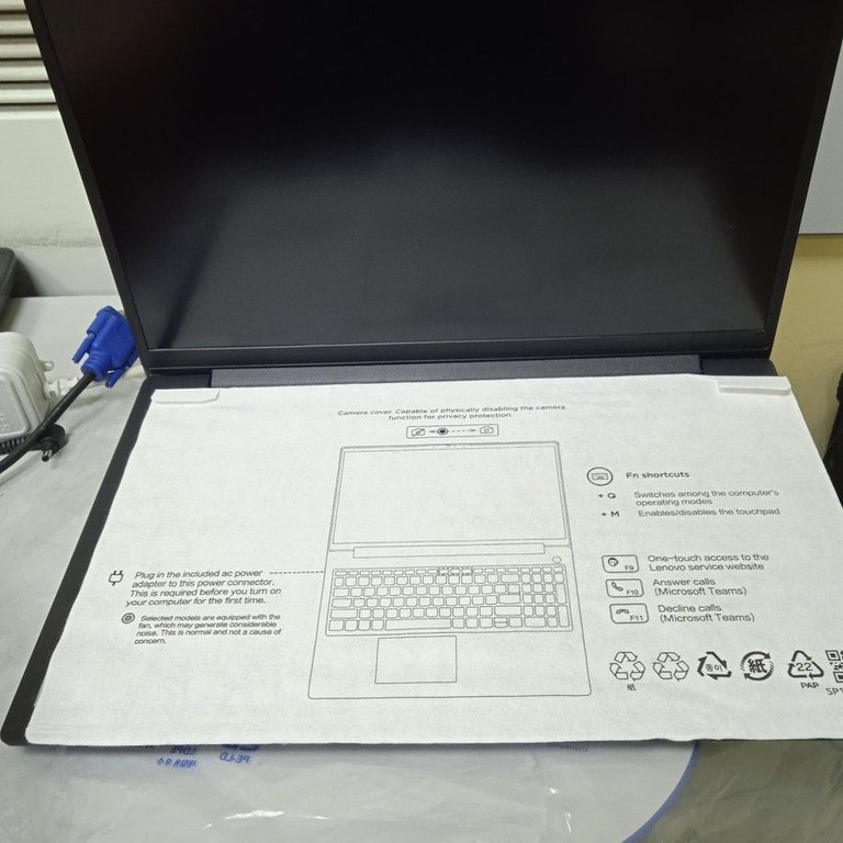Lenovo 15/ryzen 3 7320u ddr5/16gb ddr5/hdd *відсутній/ssd 512 gb/*інтегрована Код:01-201103814. Зображення 5