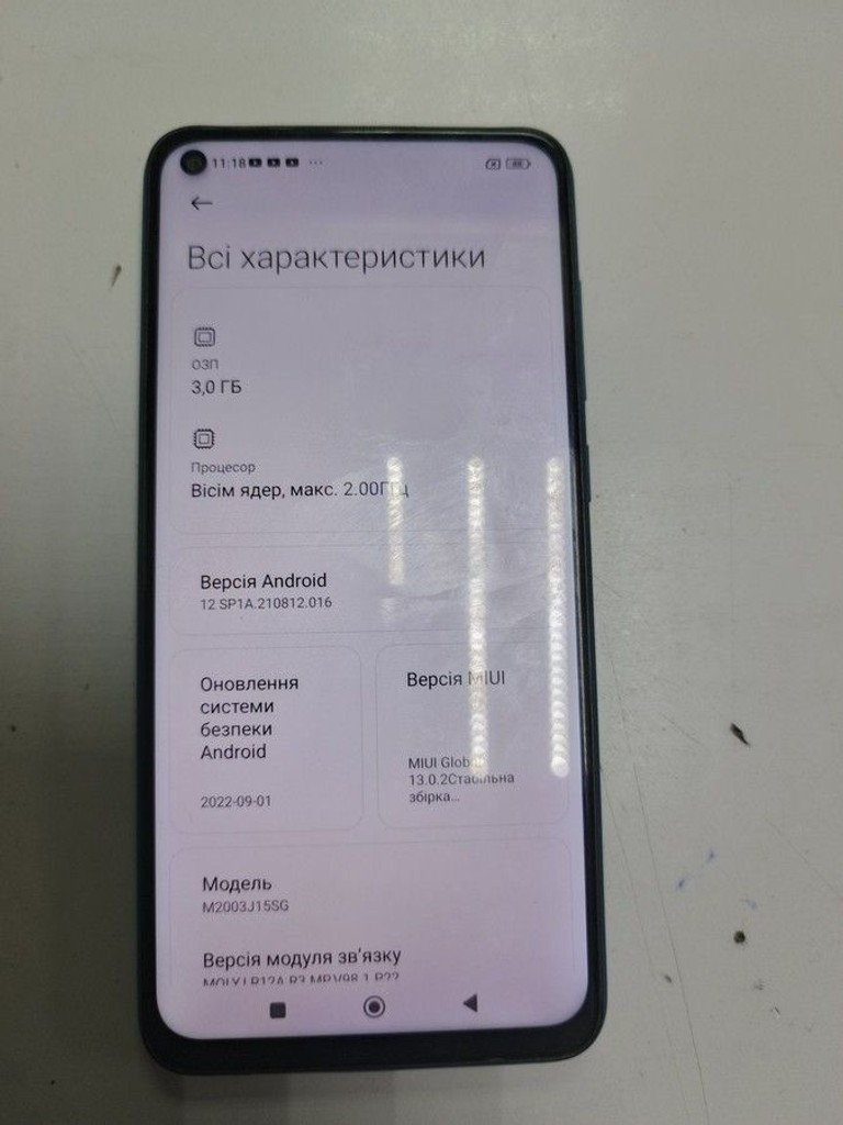 Оголошення Xiaomi redmi note 9 3/64gb Б/У
