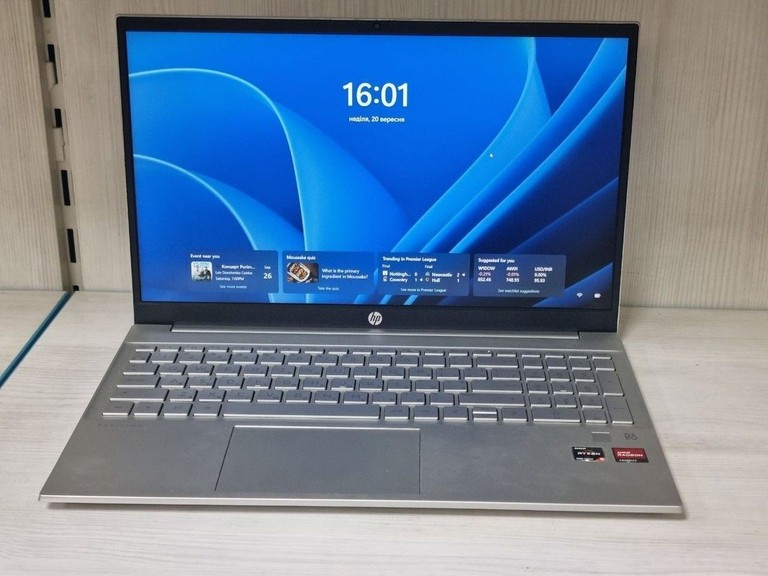 Розпродаж Hp 15/ryzen 5 5500u ddr4/16gb ddr4/hdd *відсутній/ssd 512 gb/*інтегрована, продавець Техноскарб