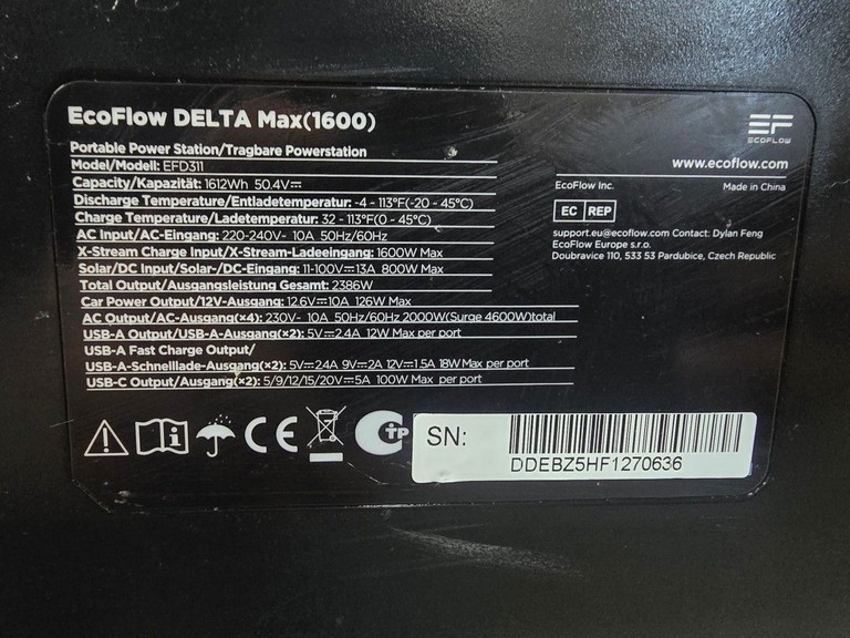 Ecoflow delta max 1600 Код:01-201142628. Зображення 12
