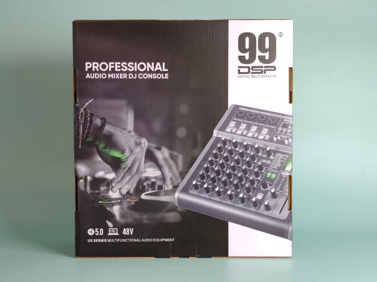 Професійний мікшер серії 8UX із 99 цифровими ефектами DSP. Новий! Код:null. Зображення 8