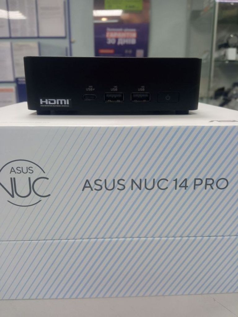 Купить Asus nuc 14 pro/core 3 100u/16gb ddr5/ssd 256 gb Б/У