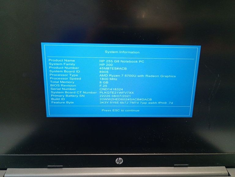 Оголошення Hp 15/ryzen 7 5700u ddr4/8gb ddr4/ssd 256 gb/*інтегрована Б/У