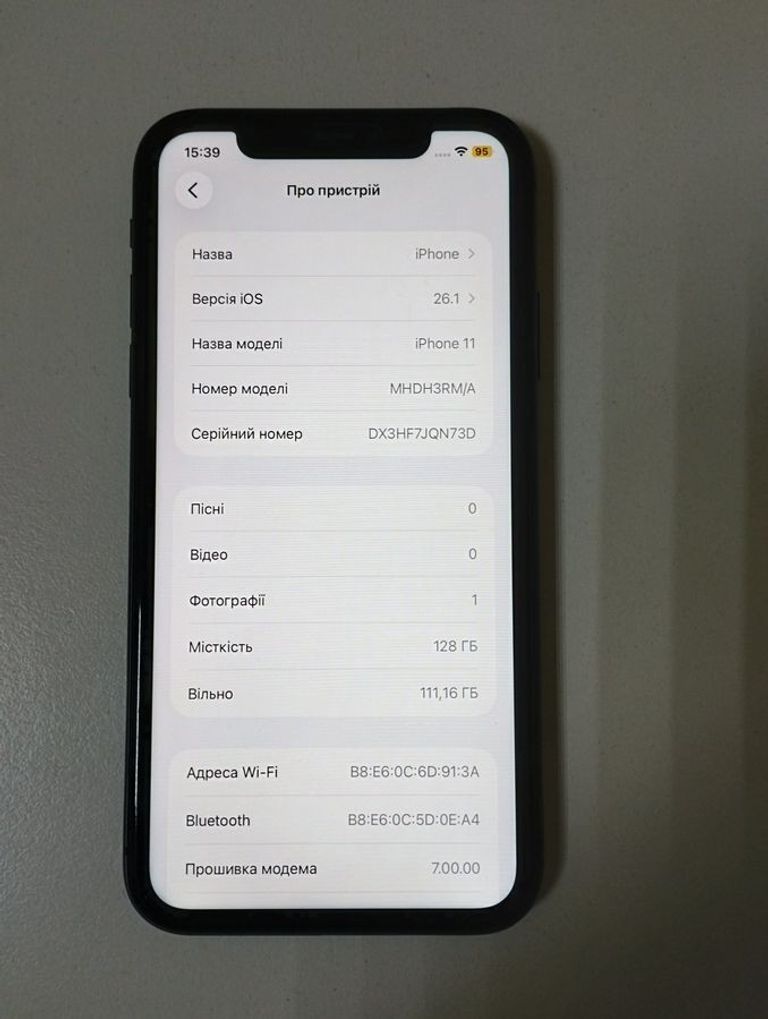 Розпродаж Apple iPhone 11 128GB Black (MWLE2), продавець Техноскарб