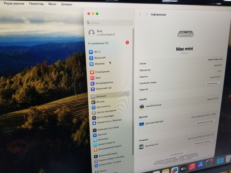 Apple mac mini a2686 mmfj3 m2/8core/ram 8gb/ssd256gb Код:01-200548895. Зображення 5