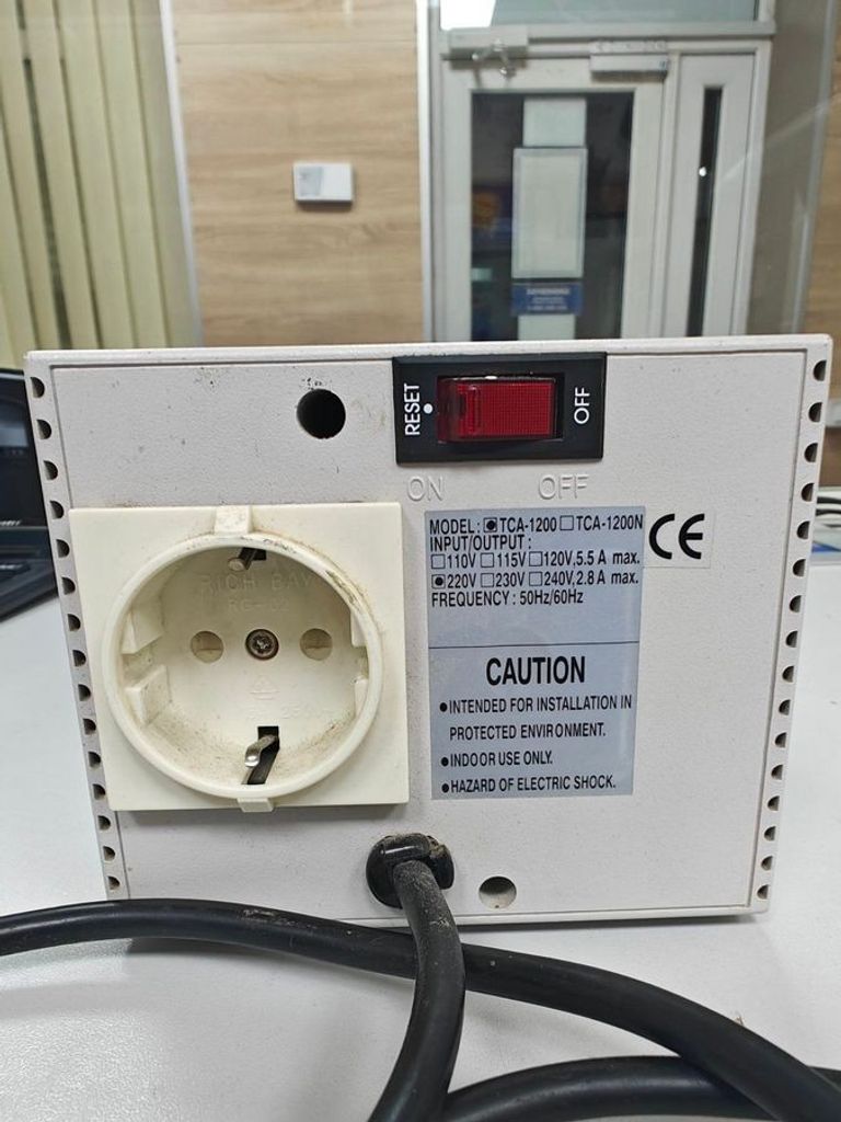 Объявление Powercom TCA-1200 Black Б/У