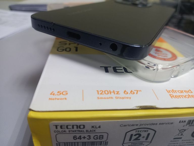 Tecno spark go 1 kl4 3/64gb Код:01-200820622. Изображение 6