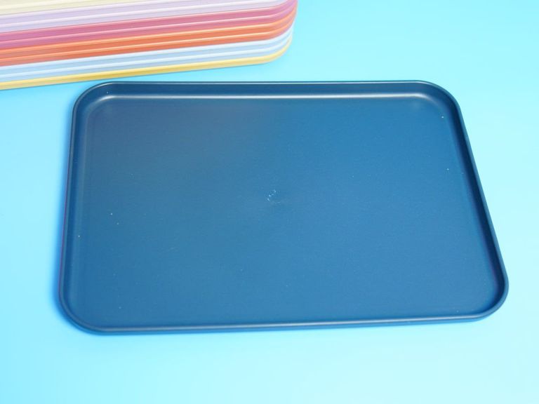 Набір із 20 сервірувальних підносів, пластикові підноси, барвисті 10 кольорів, нековзний піднос. Новий. Код:null. Зображення 6