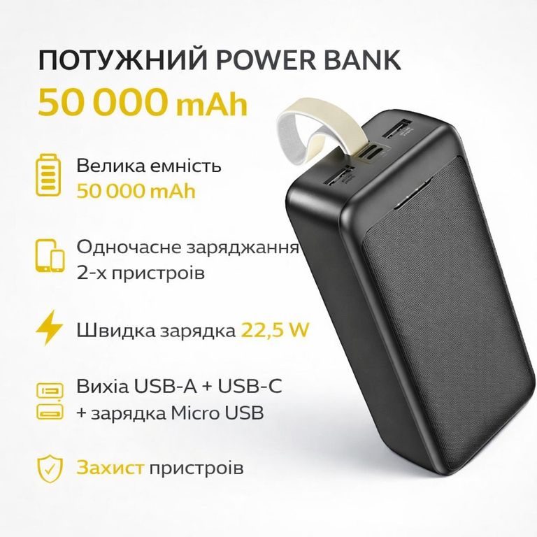 Купити Awei J111B 50000 mAh Б/У