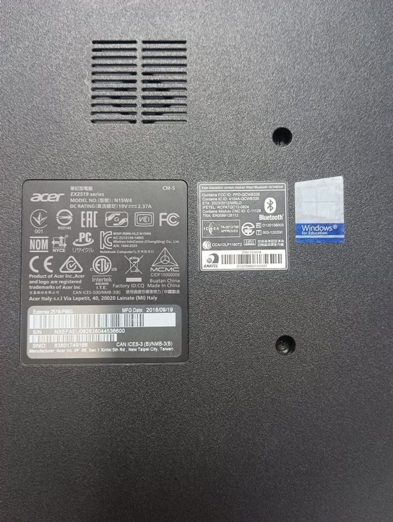 Дешиво Acer 15/pentium n3710 ddr3/4gb ddr3/hdd 500 gb/*інтегрована с ломбарда