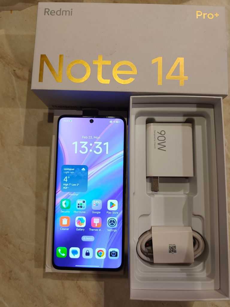 Купити Xiaomi Redmi Note 14 Pro+ 5G 12/256GB Midnight Black Б/У