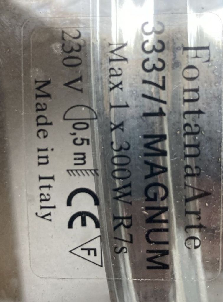 Дешево FONTANA ARTE  з ломбарду