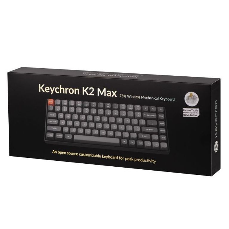 Keychron K2 Max 84Key Super Banana Black (K2M-J4-UA) Код:null. Зображення 5