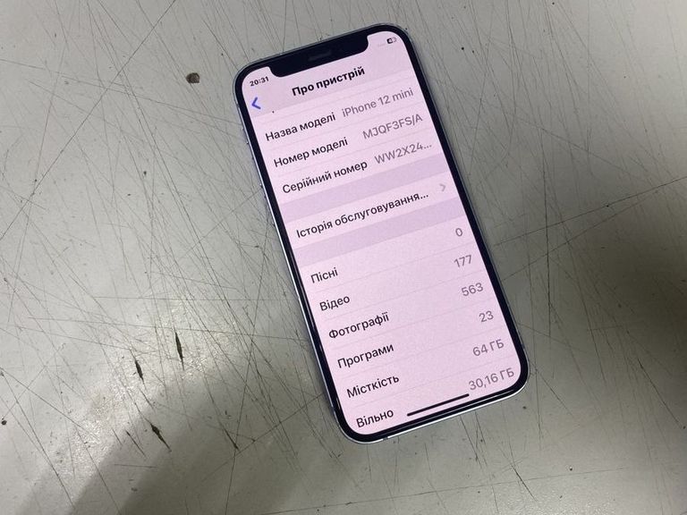 Оголошення Apple iPhone 12 mini 64GB (PRODUCT)RED Б/У