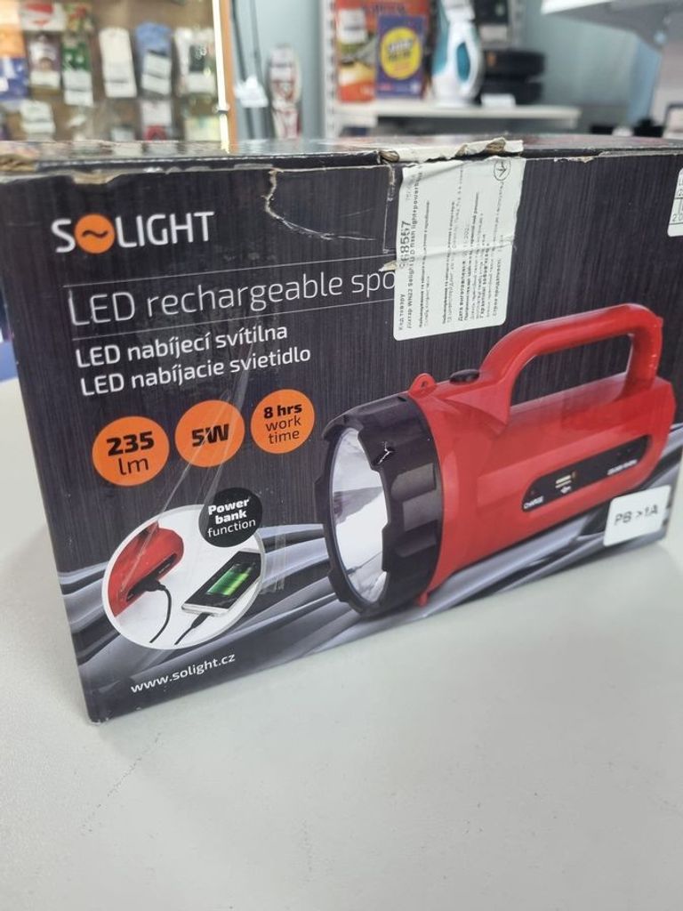 Розпродаж Solight WN23 LED flash light+powerbank, продавець Техноскарб