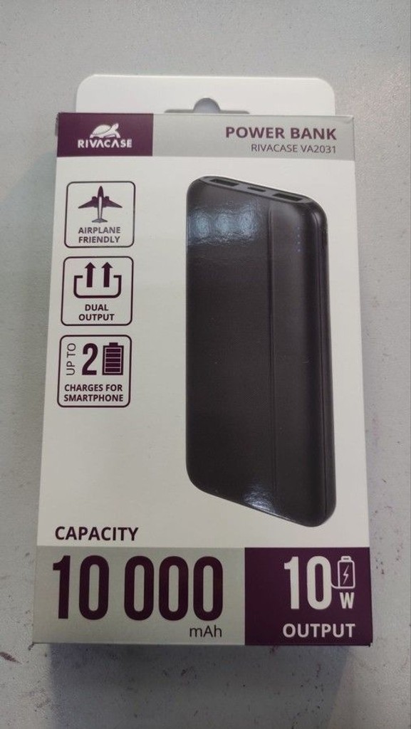 Купити Rivacase VA2031 10000mAh Black Б/У
