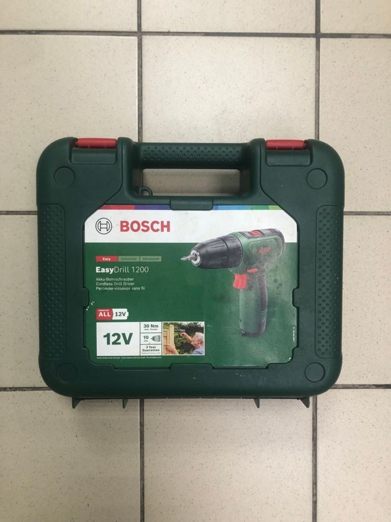 Объявление Bosch easydrill 1200 1акб + зп Б/У
